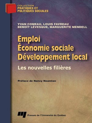 cover image of Emploi, économie sociale et développement local